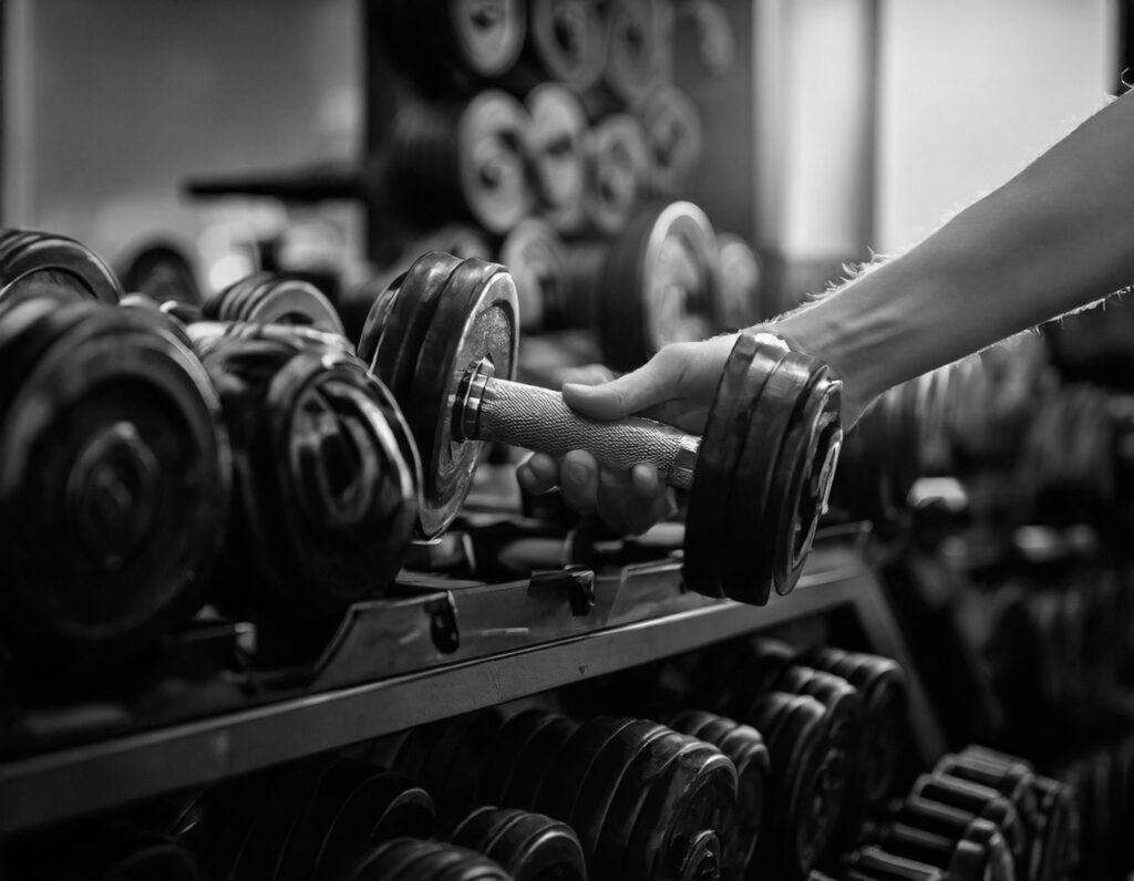 Haltère de musculation