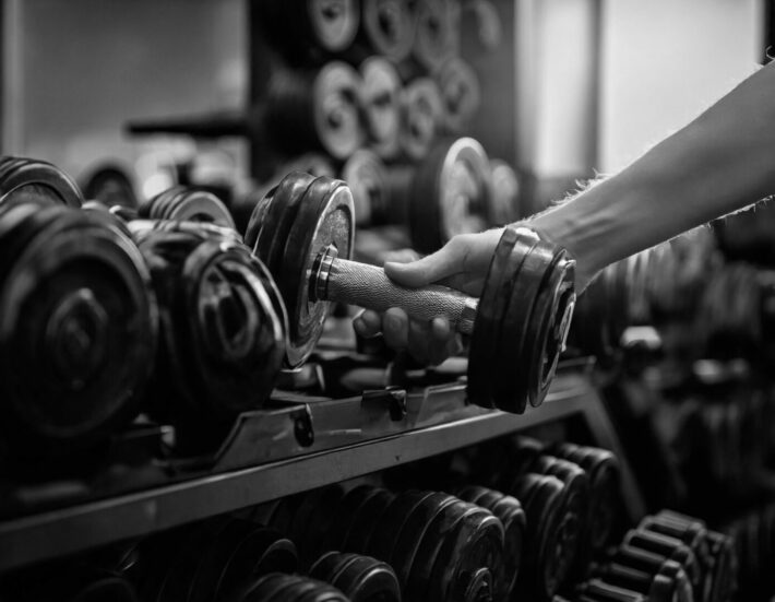 Haltère de musculation